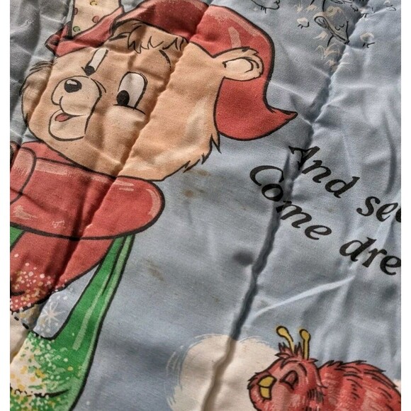 Vintage The World of Teddy Ruxpin Comforter Twin Sheet & Pillow Case Set 1985 - Picture 4 of 16